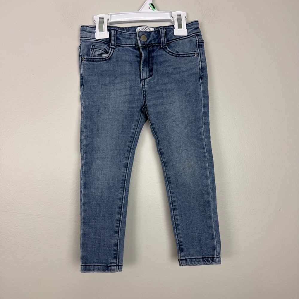 Janie and Jack Toddler Girl Classic Blue Jeans skinny Sz 3T